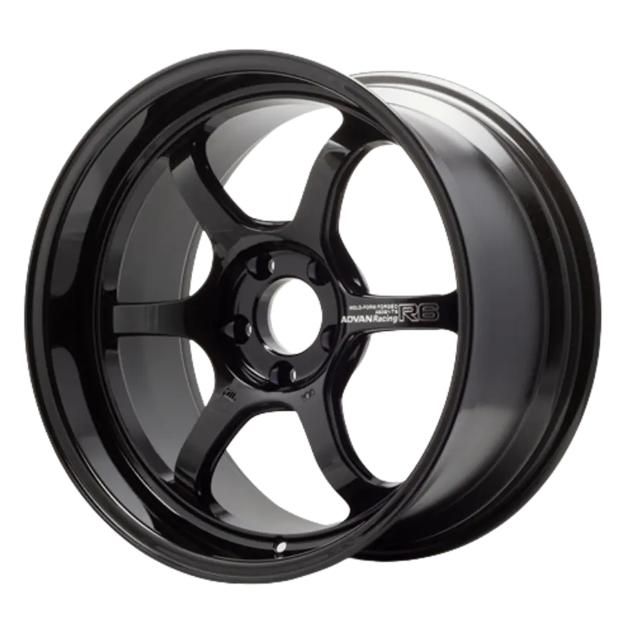 Advan Racing R6 5x114.3 18x10.0+35 Racing Titanium Black