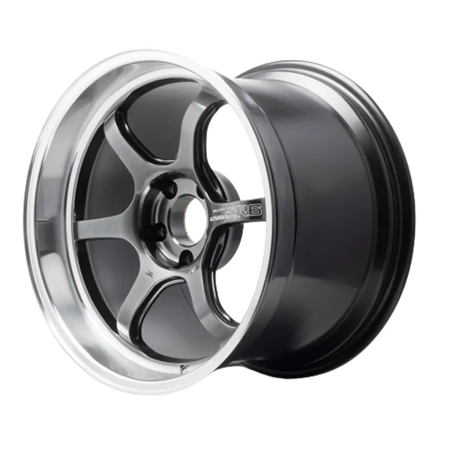 Advan Racing R6 5x114.3 18x8.5+45 Machining & Racing Hyper Black