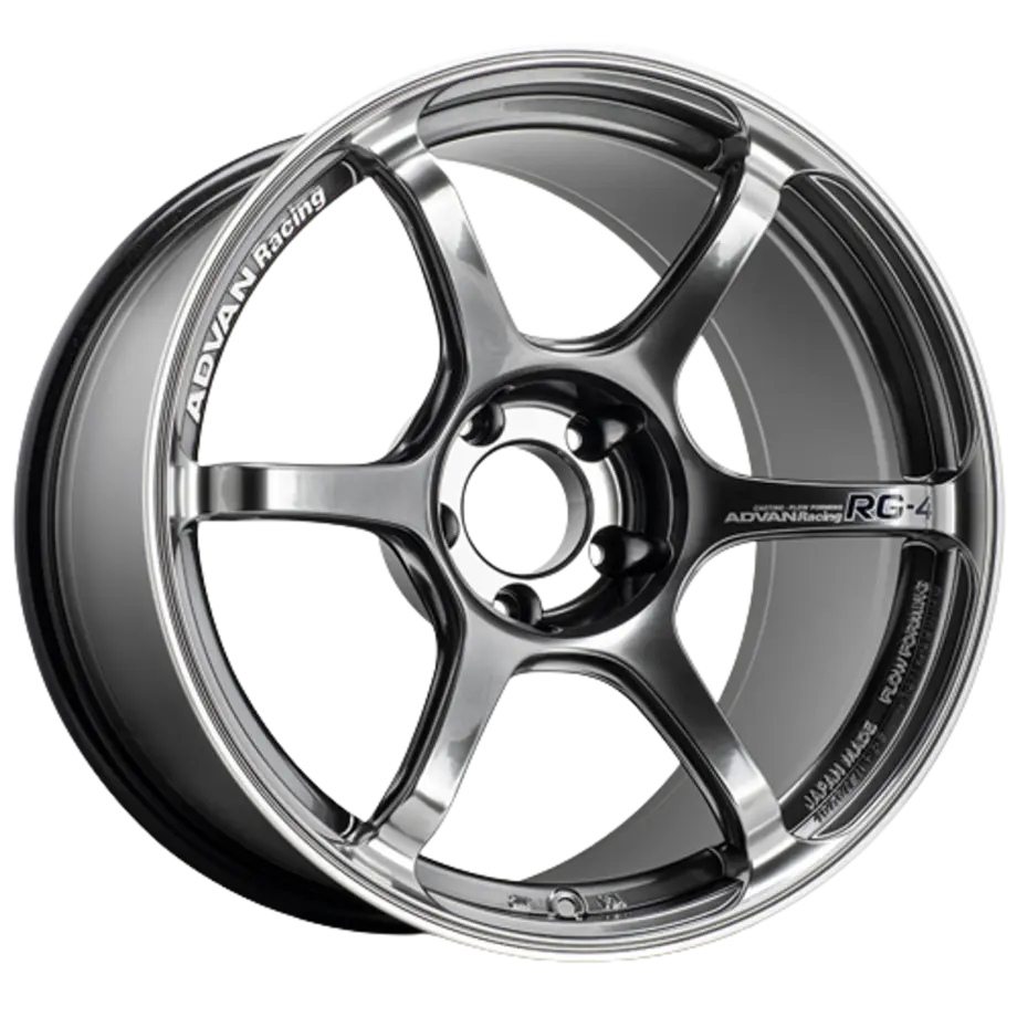 Advan RG-4 4x100 18x7.0+41 Racing Hyper Black & Ring