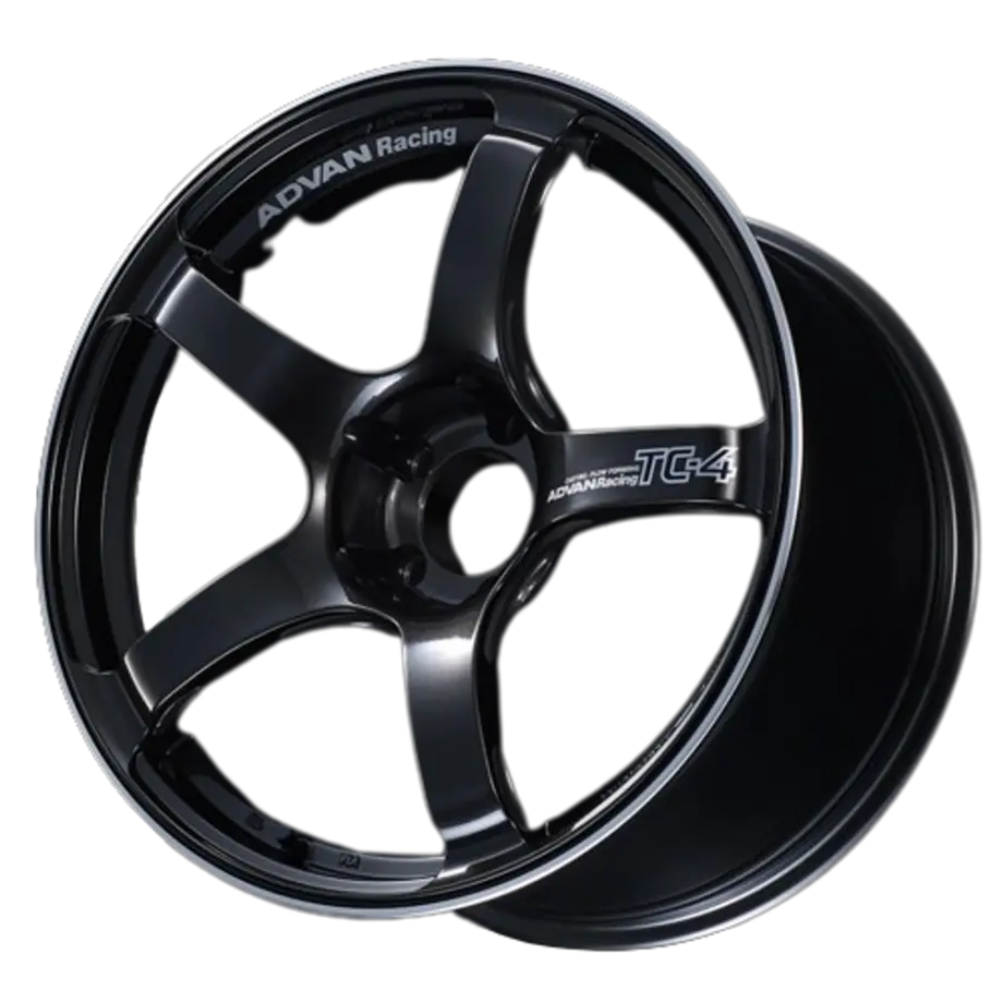 Advan TC-4 4x100 15x7.0+30 Black Gun Metallic & Ring