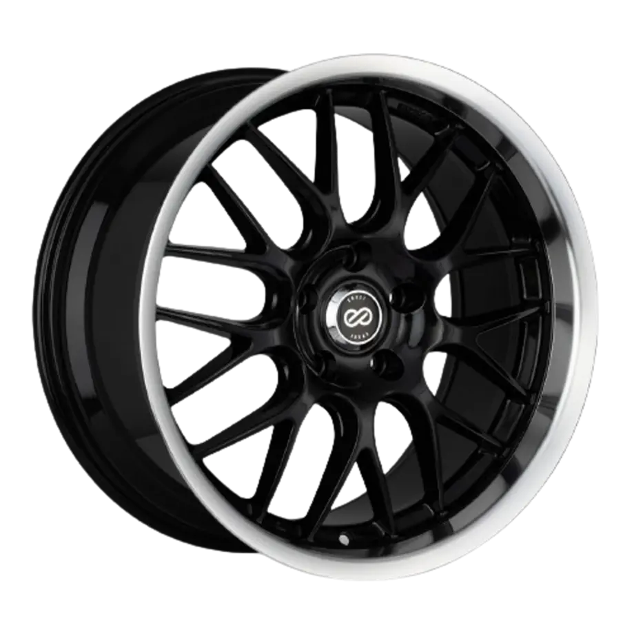 Enkei Lusso 5x114.3 18x7.5+42 Black w/ Machined Lip