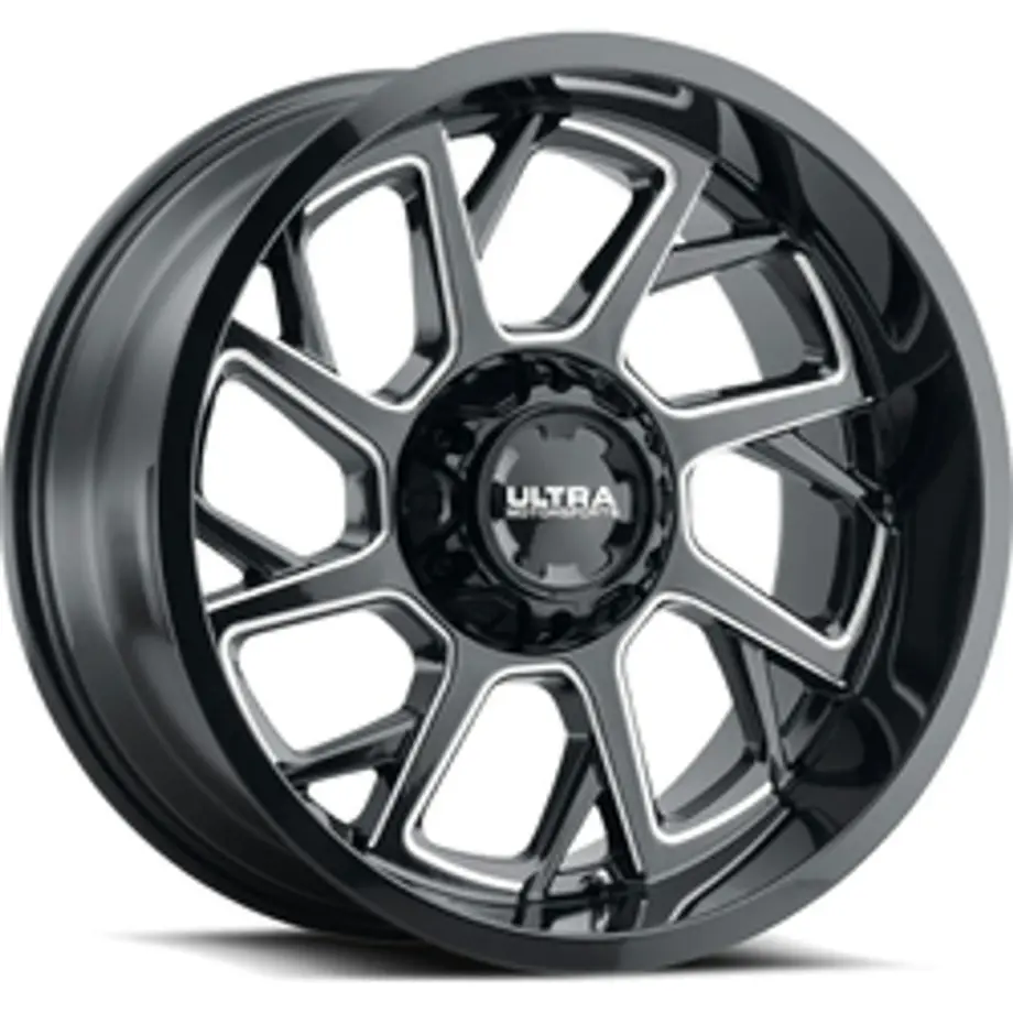 Ultra 120BM Patriot 5x127/5x139.7 18x9 +12 Gloss Black w/ Milled Accents