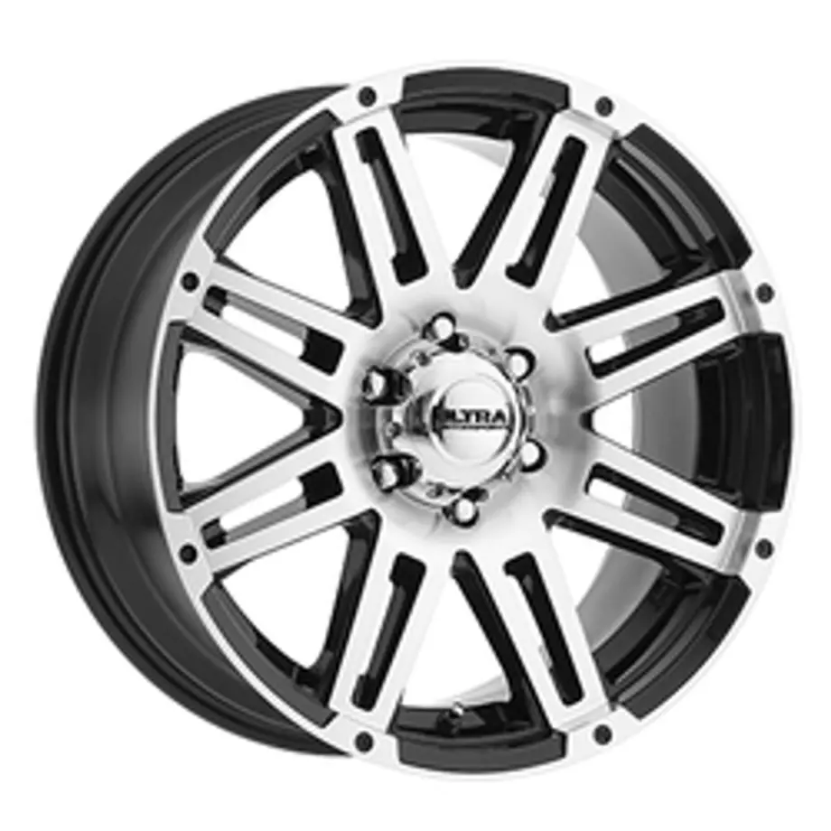 Ultra 226U Machine 6x139.7 16x8 +10 Gloss Black w/Machined Face