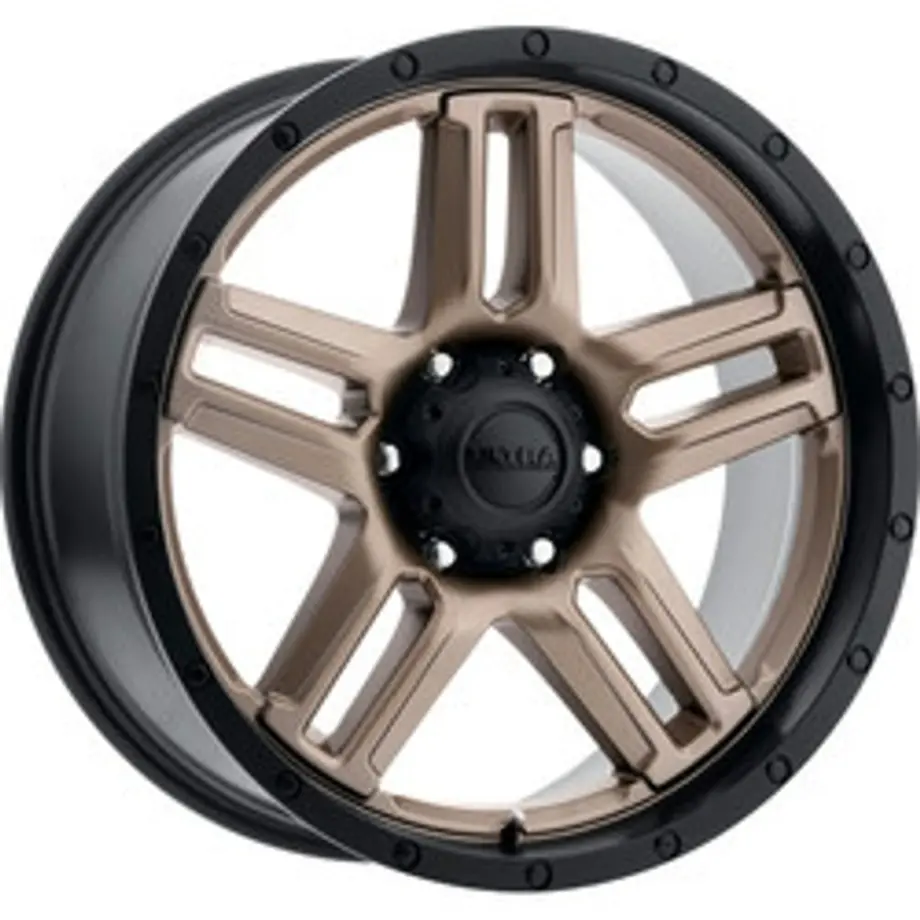 Ultra 258BZ Prowler Truck 6x139.7 17x9 +18 Satin Bronze w/Satin Black Lip