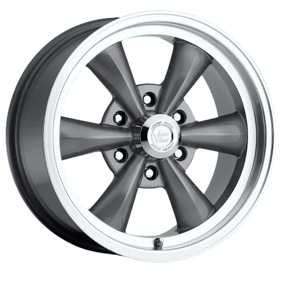 Vision American-Muscle 141H 6x139.7 17x8+19 Gunmetal Machined Lip