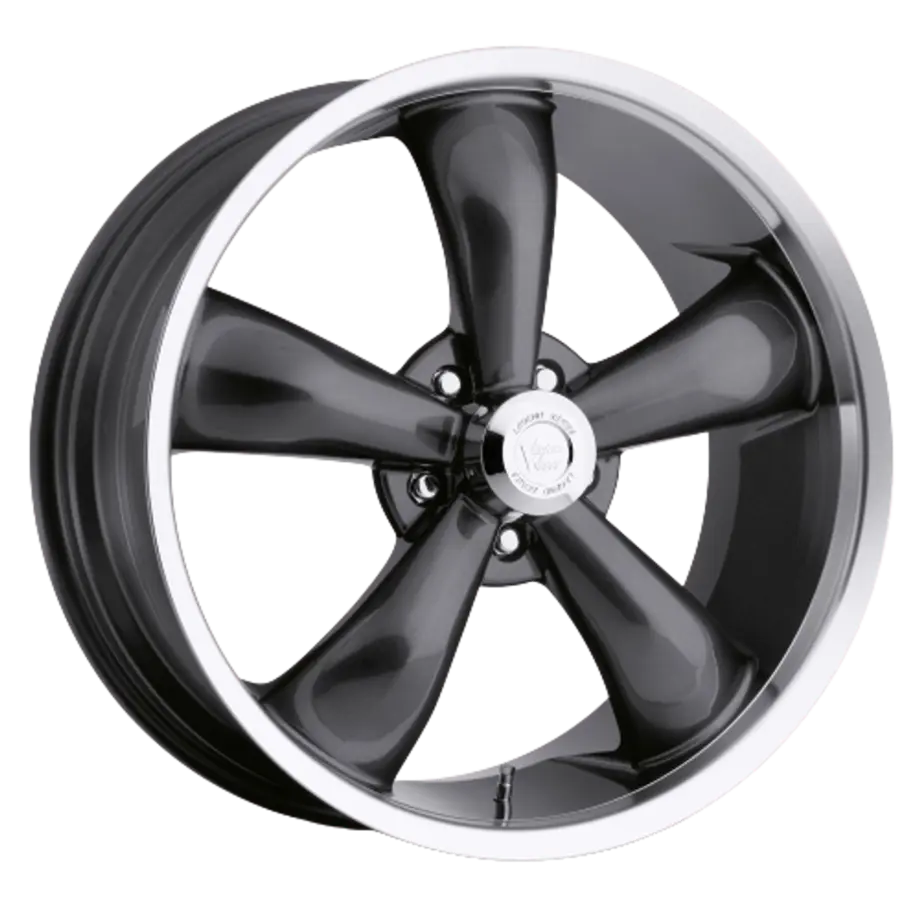 Vision American-Muscle 142 Legend 5x120.65 20x8.5-6 Gunmetal Machined Lip