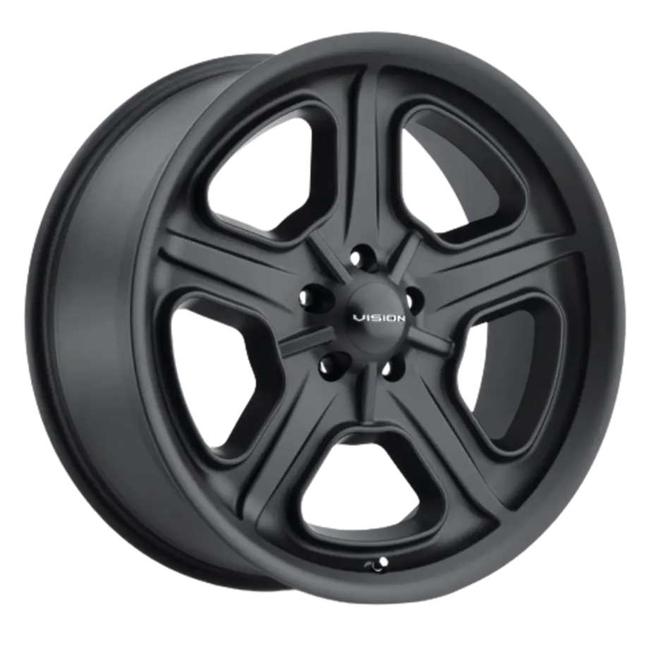 Vision American-Muscle 147 Daytona 5x120.65 17x8+0 Satin Black