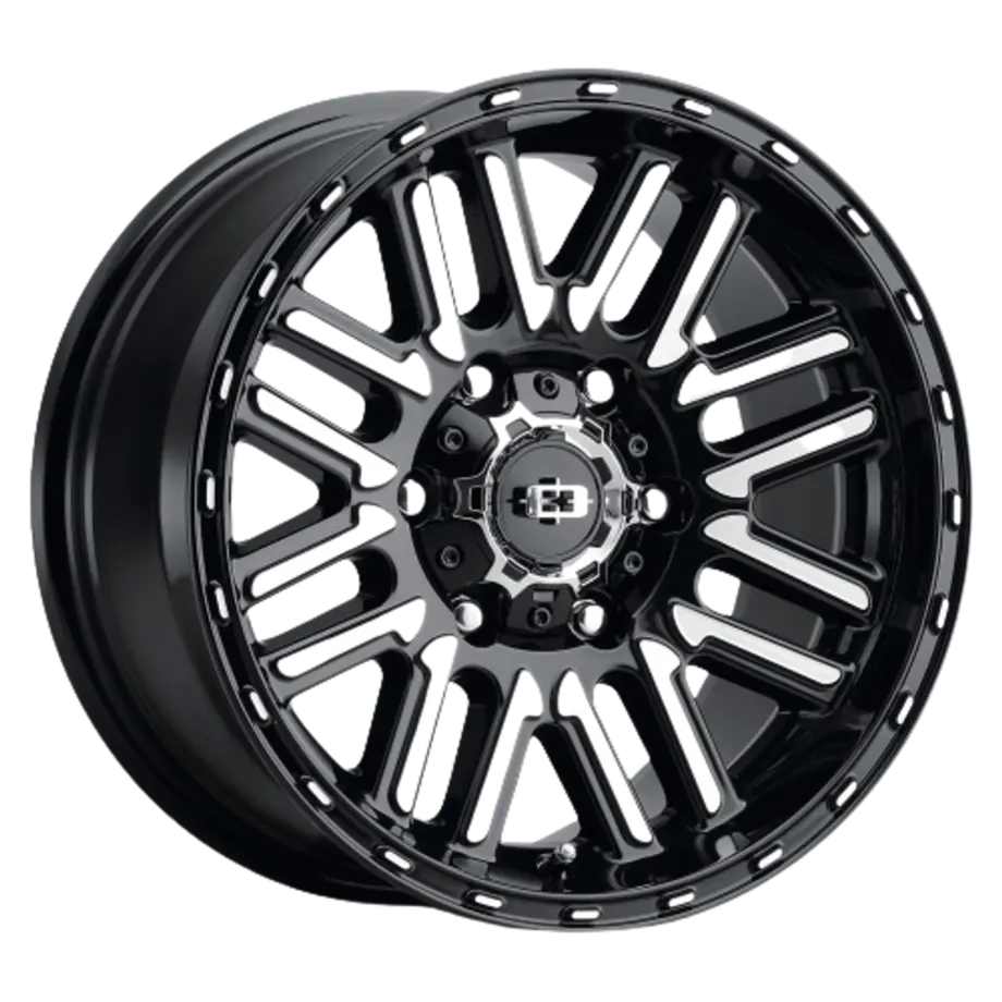 Vision Off-Road 348 Nexus 5x114.3 15x7.5-12 Gloss Black Machined Face