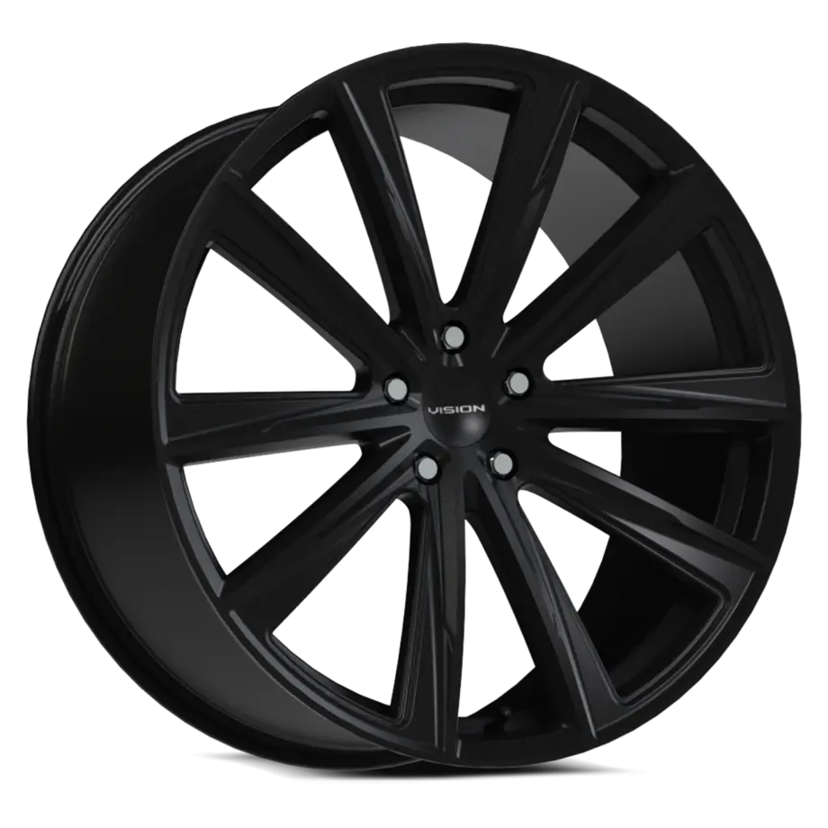 Vision Street-Designs 471 Splinter 5x112 20x9+32 Satin Black