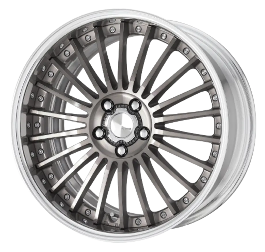 Work Lanvec Lf1 5x114.3 21x10.5+38 A Disk Trans Gray Polish