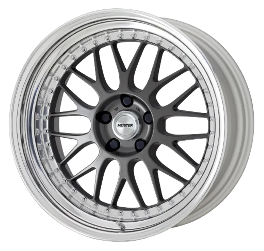 Work Meister M1 3p 4x100 16x5.5+19 W Disk Matte Gunmetal