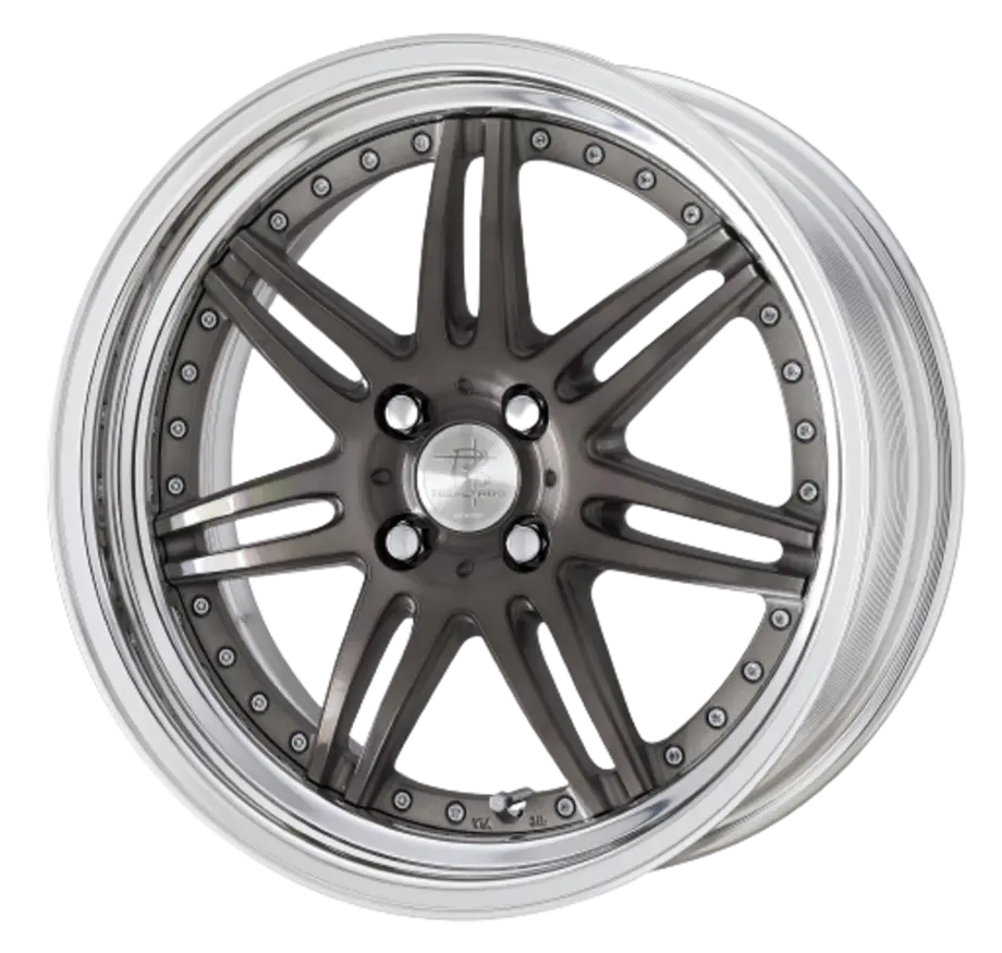 Work Rizaltado Spoke 2 4x100 17x8.5+22 O Disk Trans Gray Polish