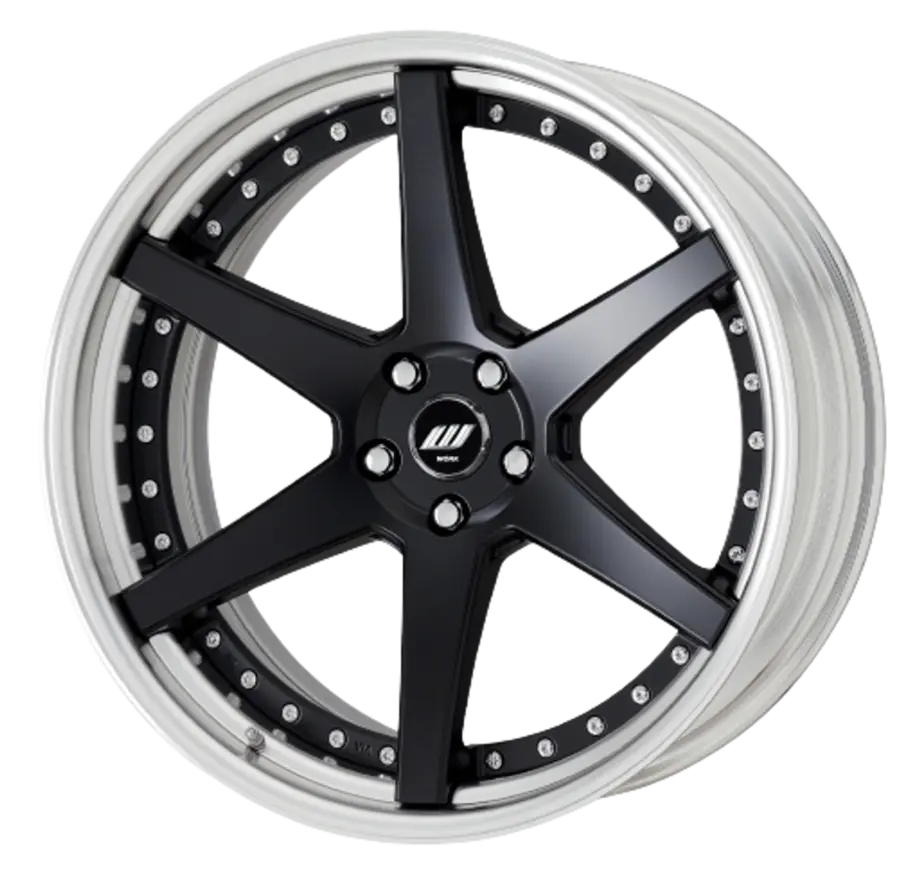 Work Zeast St1 5x100 18x10+22 R Disk Matte Black