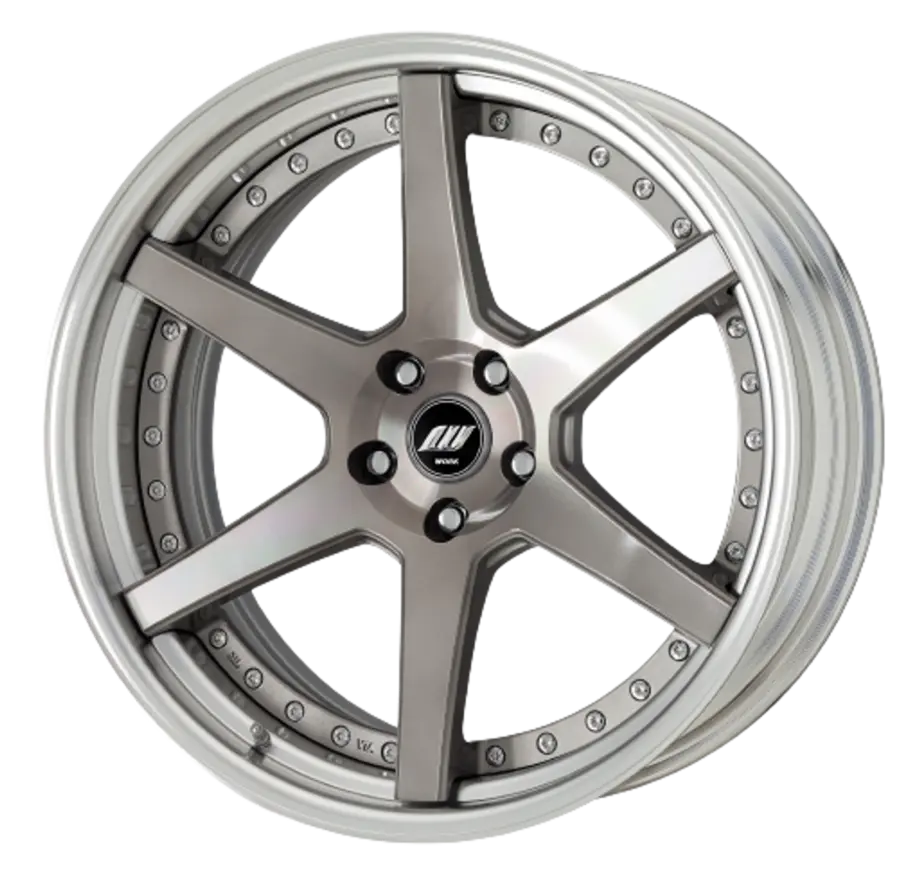 Work Zeast St1 5x100 18x10.5+22 O Disk Transparent Grey Polish