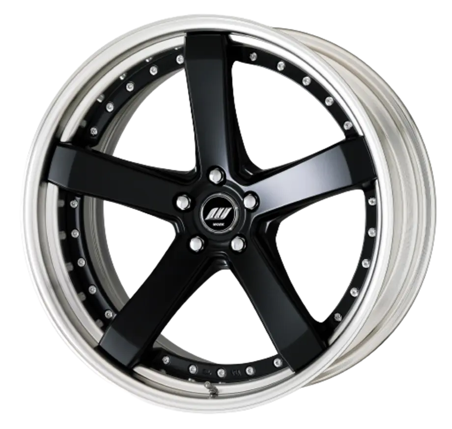 Work Zeast St2 5x100 19x8.5+38 O Disk Matte Black