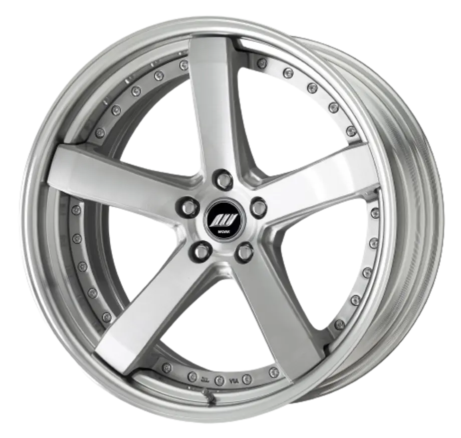 Work Zeast St2 5x100 20x9.5+30 S Disk Transparent Grey Polish