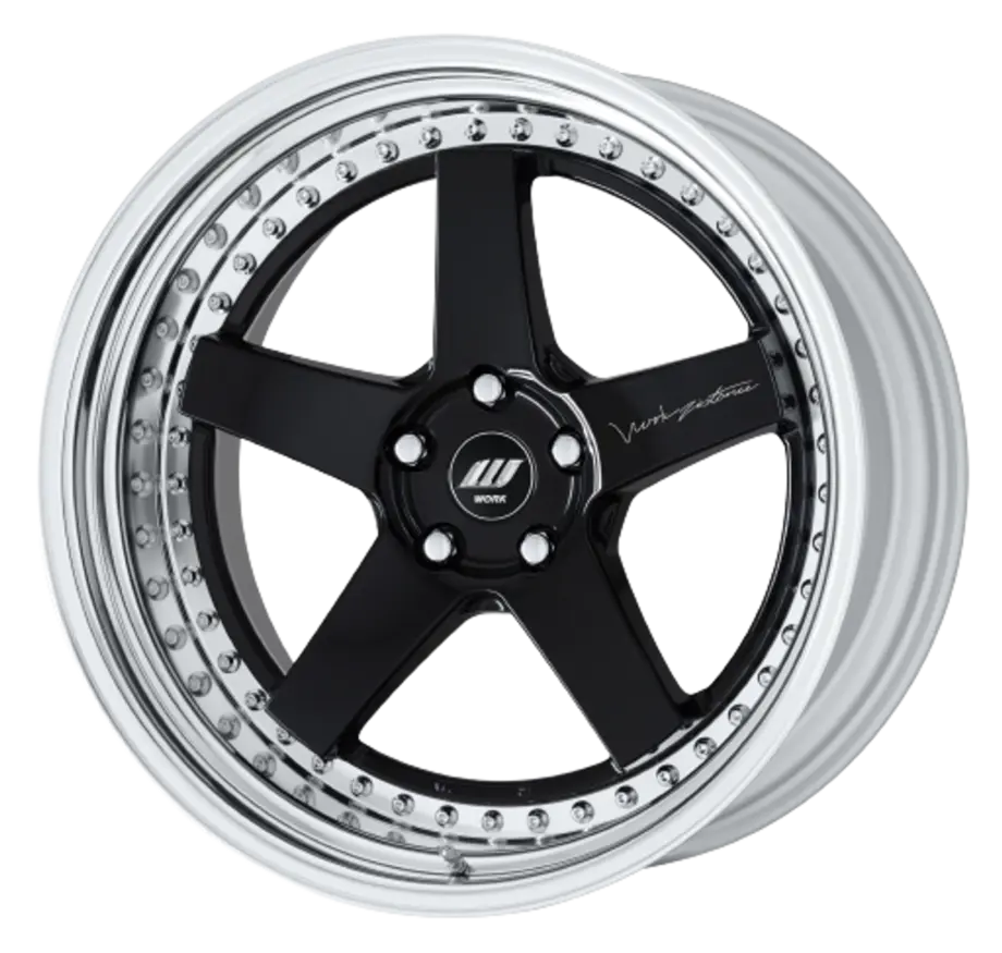 Work Zistance W5s 5x108 19x11+10 w disk Gloss Black