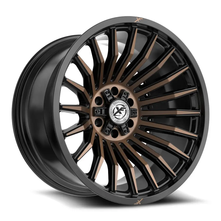 XF Off-Road XF-231 6x135/6x139.7 20x10 -12 Satin Black & Bronze Machined Double Dark Tint