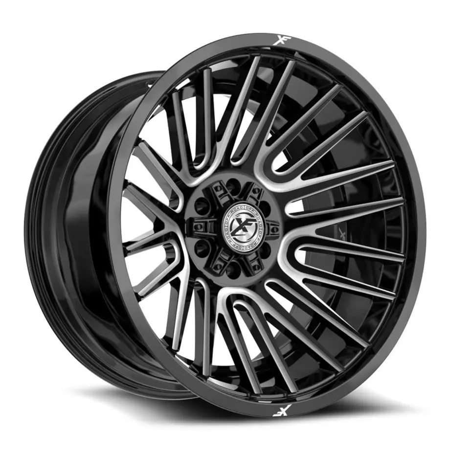 XF Off-Road XF-234 6x135/6x139.7 20x10 -12 Gloss Black & Milled